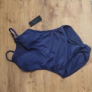 NWT- aqua green one peice